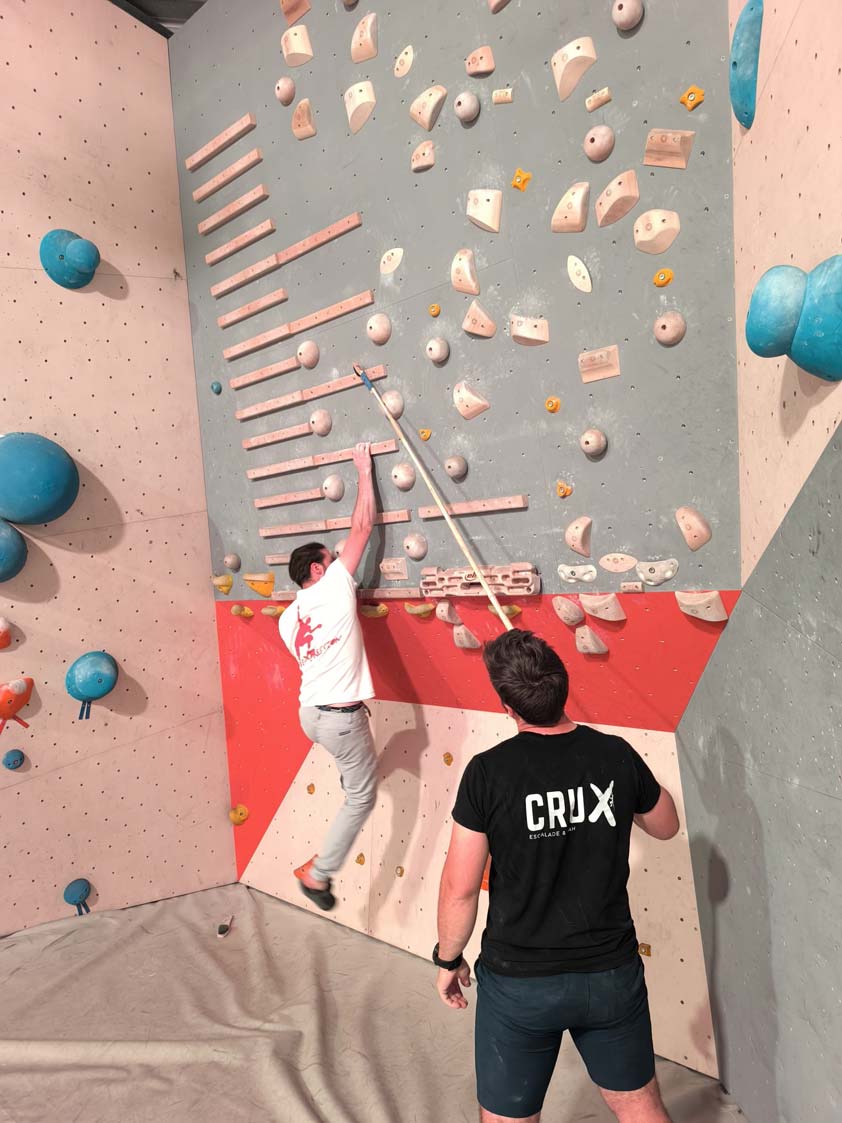 CRUX Escalade fait du coaching personnalisé. 